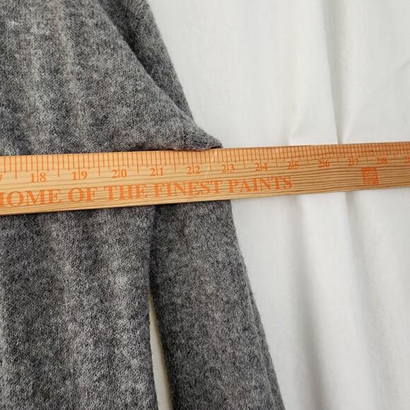 Song of Style Revolve Tommy Cardigan long maxi duster in heather Grey belted - Picture 8 of 10